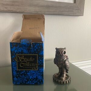 Steampunk OWL WITH JETPACK AND GOGGLES Studio Collection Veronese Design Figure